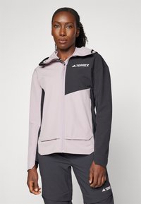 Adidas Terrex - MULTI SOFTSHELL - Softshelljakke - preloved fig/black Miniatyrbilde 1