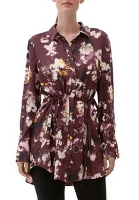 s.Oliver BLACK LABEL LONG À IMPRIMÉ ALL OVER - Overhemdblouse - bordeaux