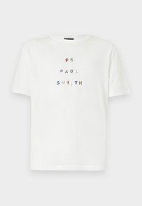 CASUAL FIT  - Nyomott mintás póló - white