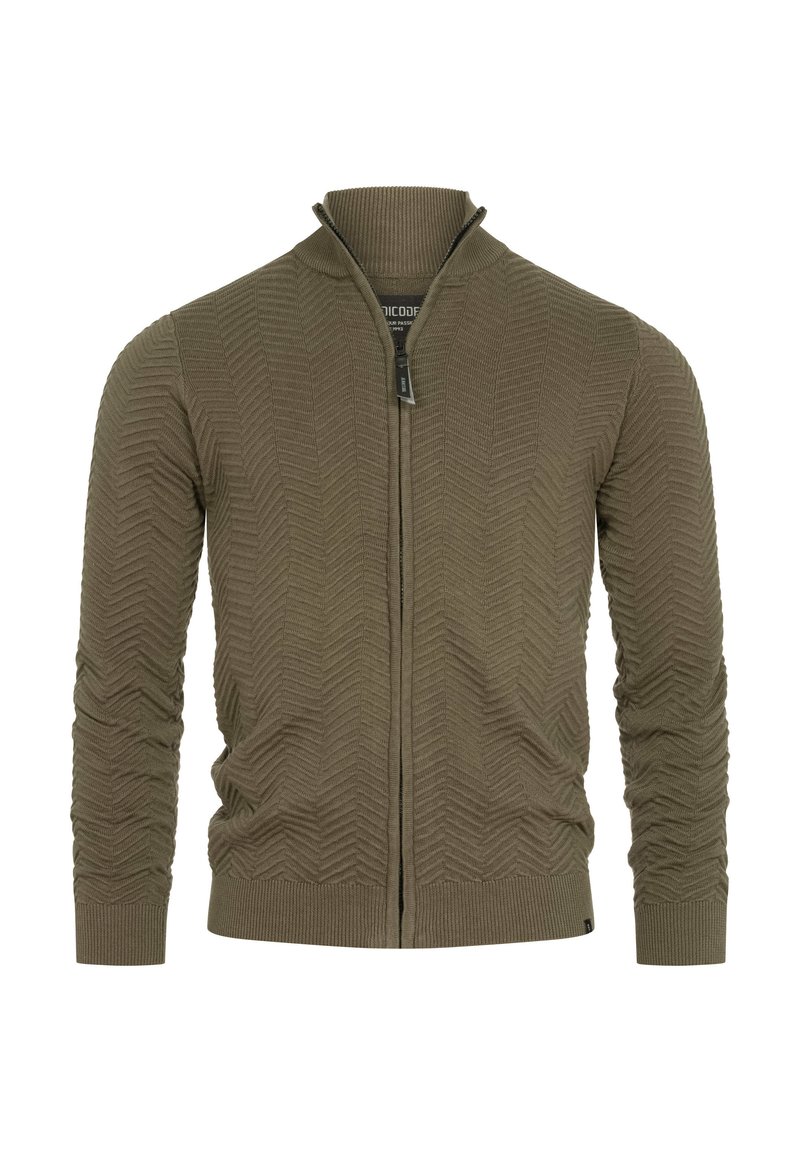 INDICODE JEANS LEXSON - Cardigan - army/verde scuro - Zalando.it