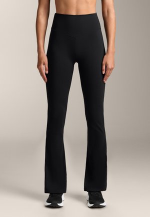 OYSHO EVERMOVE RISE FLARE  - Nadrágok - black