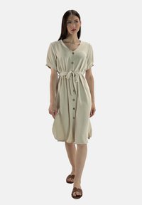 SOMMER - Blusenkleid - braun