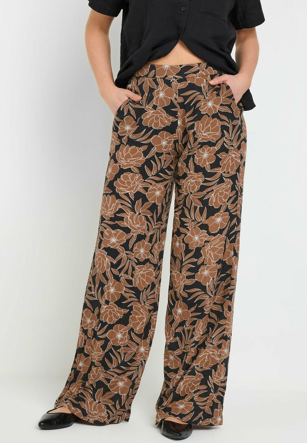 WIDE LEG - Stoffhose - orange