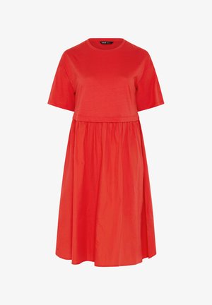 Yours Clothing, PLUS SIZE MIDI DRESSES. - Vapaa-ajan mekko - orange