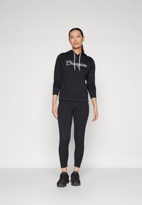 Champion GRAPHIC HOODIE - Hanorac - black