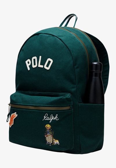 Polo Ralph Lauren VARSITY BACKPACK UNISEX - Ryggsekk - moss agate/cream