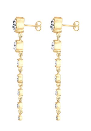 SPARKLING DROP - MIT KRISTALLEN VON SWAROVSKI® - Orecchini - weiß
