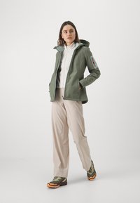 CMP ZIP HOOD - Soft shell jacket - salvia