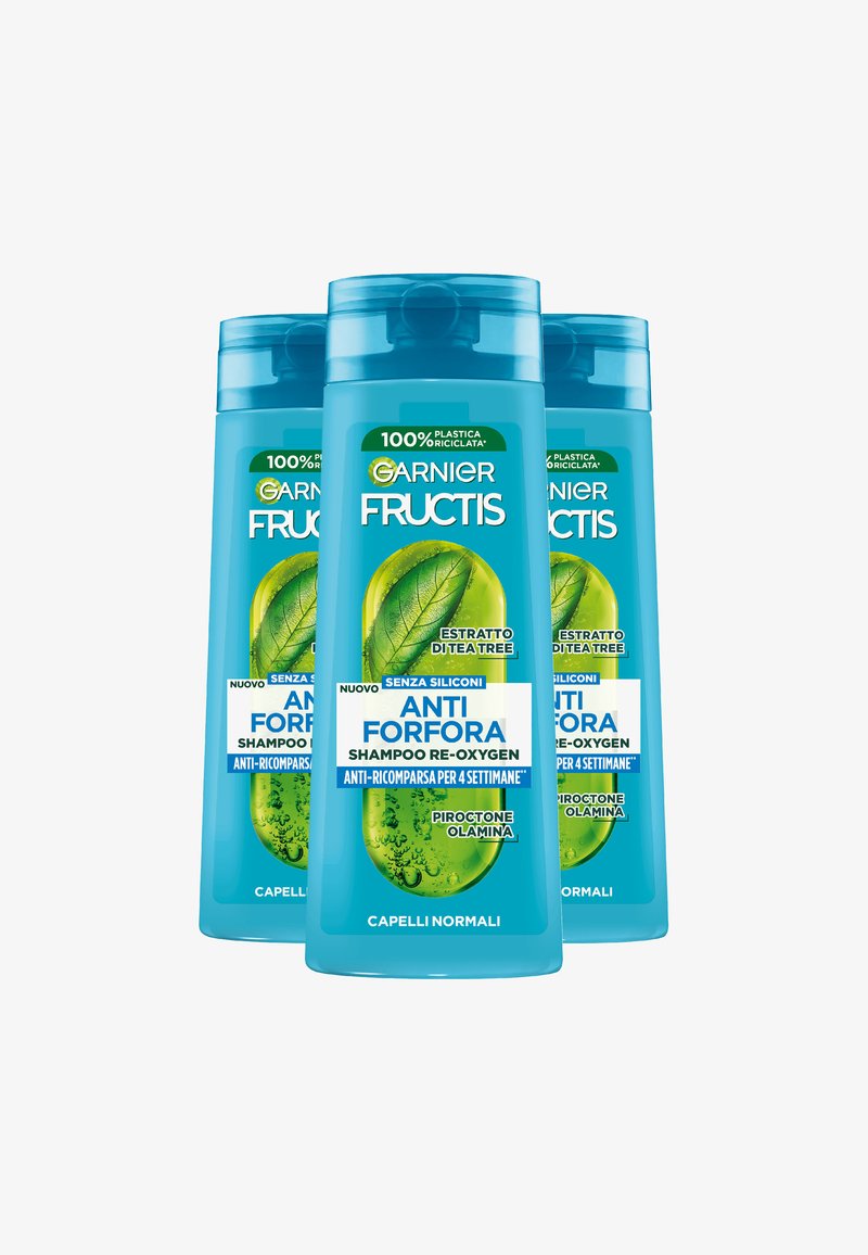Garnier - GARNIER FRUCTIS SHAMPOO ANTIFORFORA REOXYGEN, PER CAPELLI NORMALI, 250 ML - 3 PACK - Shampoo - trasparente, Ingrandire