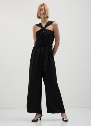 Calliope CON FUSCIACCA  - Tuta jumpsuit - nero