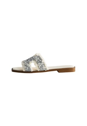 New Look EMBELLISHED STRAP CUTOUT - Mules - off white