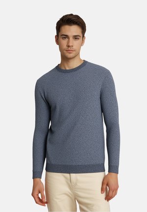 Strickpullover - grau meliert