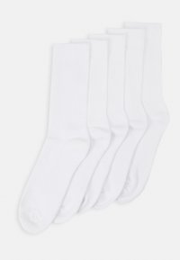 Pier One - 5 PACK - Calze - white Immagine in miniatura 1