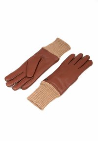 Hand Gewand by Weikert MILOU - LAMMFELL - Gloves - cognac