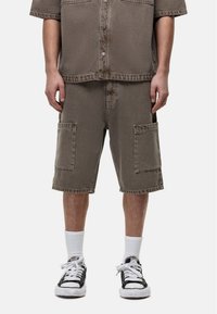 Short en jean - taupe
