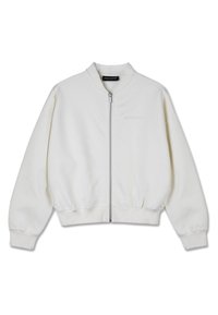 YANA OVERSIZED JACKET - Sweatjacke - washed unbleached white gum