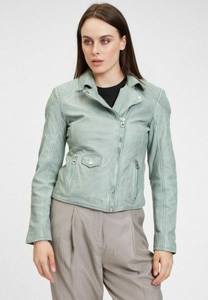 GWSPECIALLY LVANV - Leather jacket - light mint