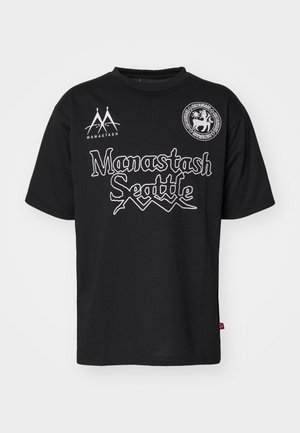 Manastash RE:POLY TEE UNIFORM - Print T-shirt - black