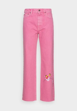 Relaxed fit -farkut - red