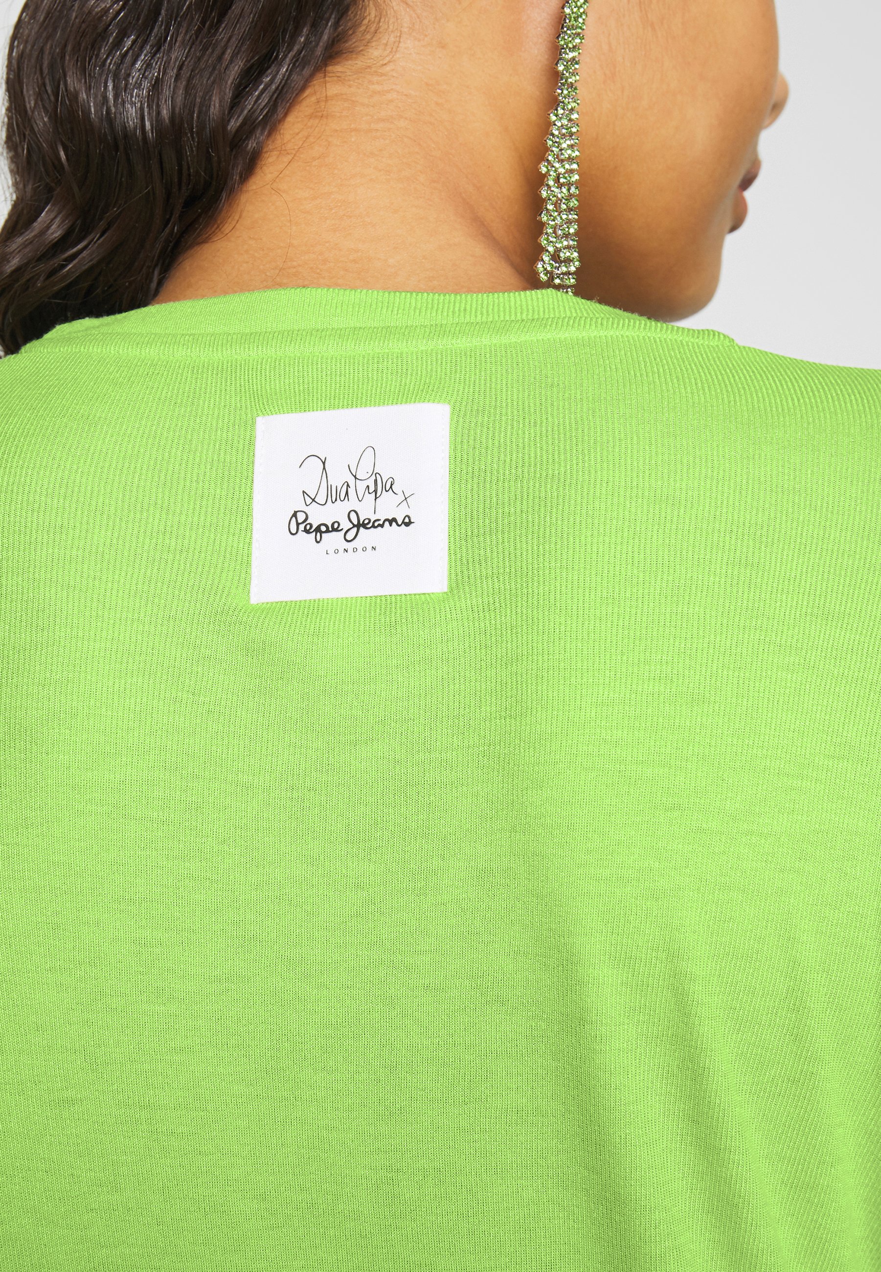 Pepe Jeans DUA LIPA X PEPE JEANS - Long sleeved top - lime/yellow - Zalando .de