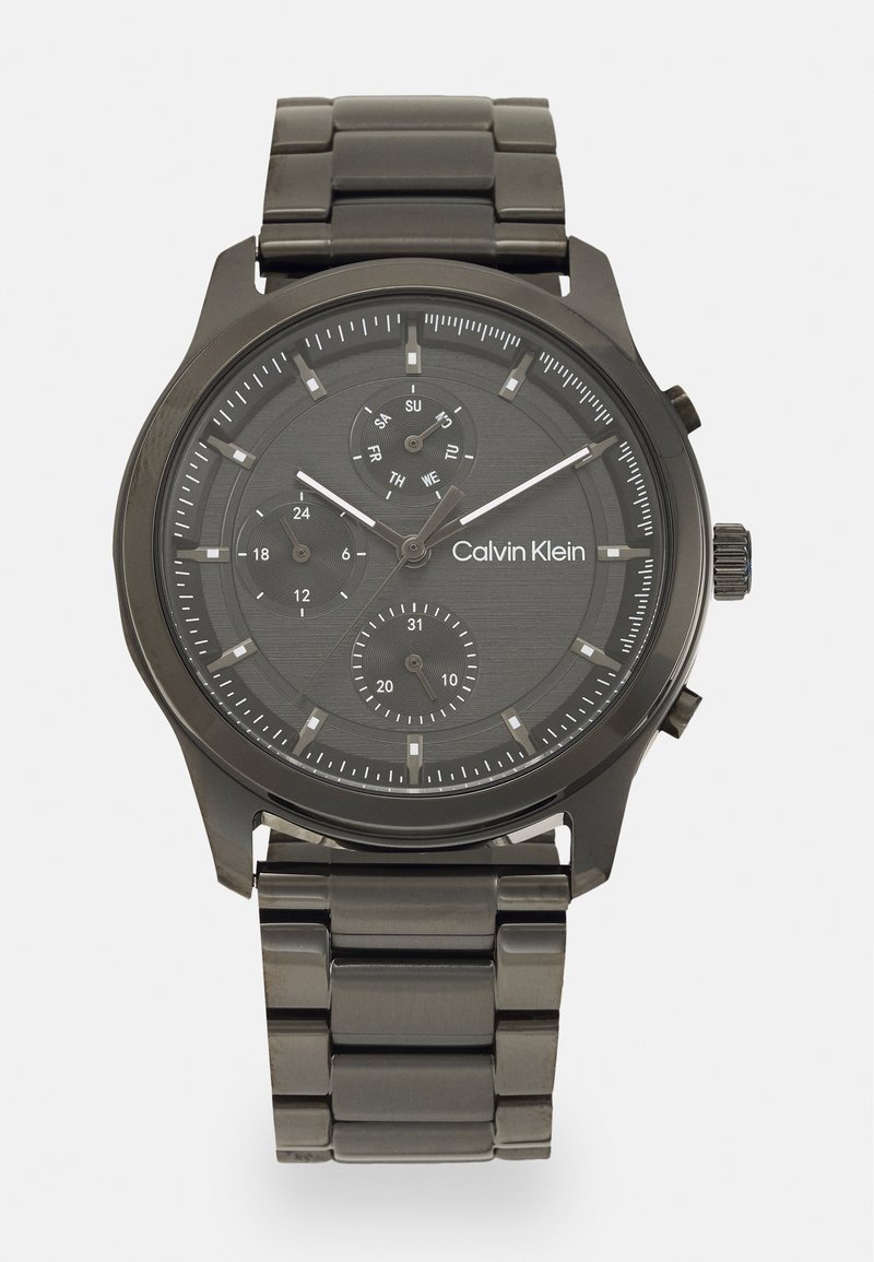 Calvin Klein MULTI FUNCTIONS BRUSHED DIAL - Kronograafkell - black