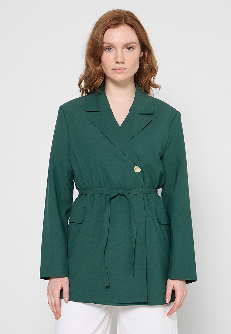 Ganni Lichte jas groen