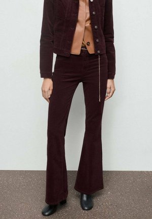 Vaqueros bootcut - wine