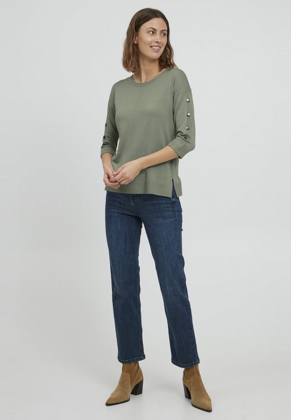 FRBESMOCK - Jumper - desert sage2