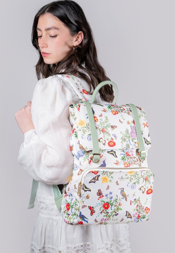 ALICE GARDEN LARGE BACKPACK - Tagesrucksack - cream sage