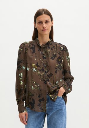 Marc O'Polo, Hemdbluse - dark brown