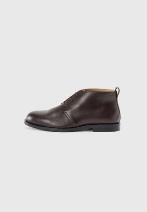 Botines con cordones - cocoa brown