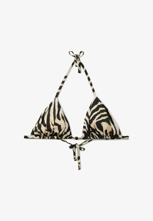 Calzedonia, SAVANNAH ZEBRA TRIANGLE - Top de bikini - print