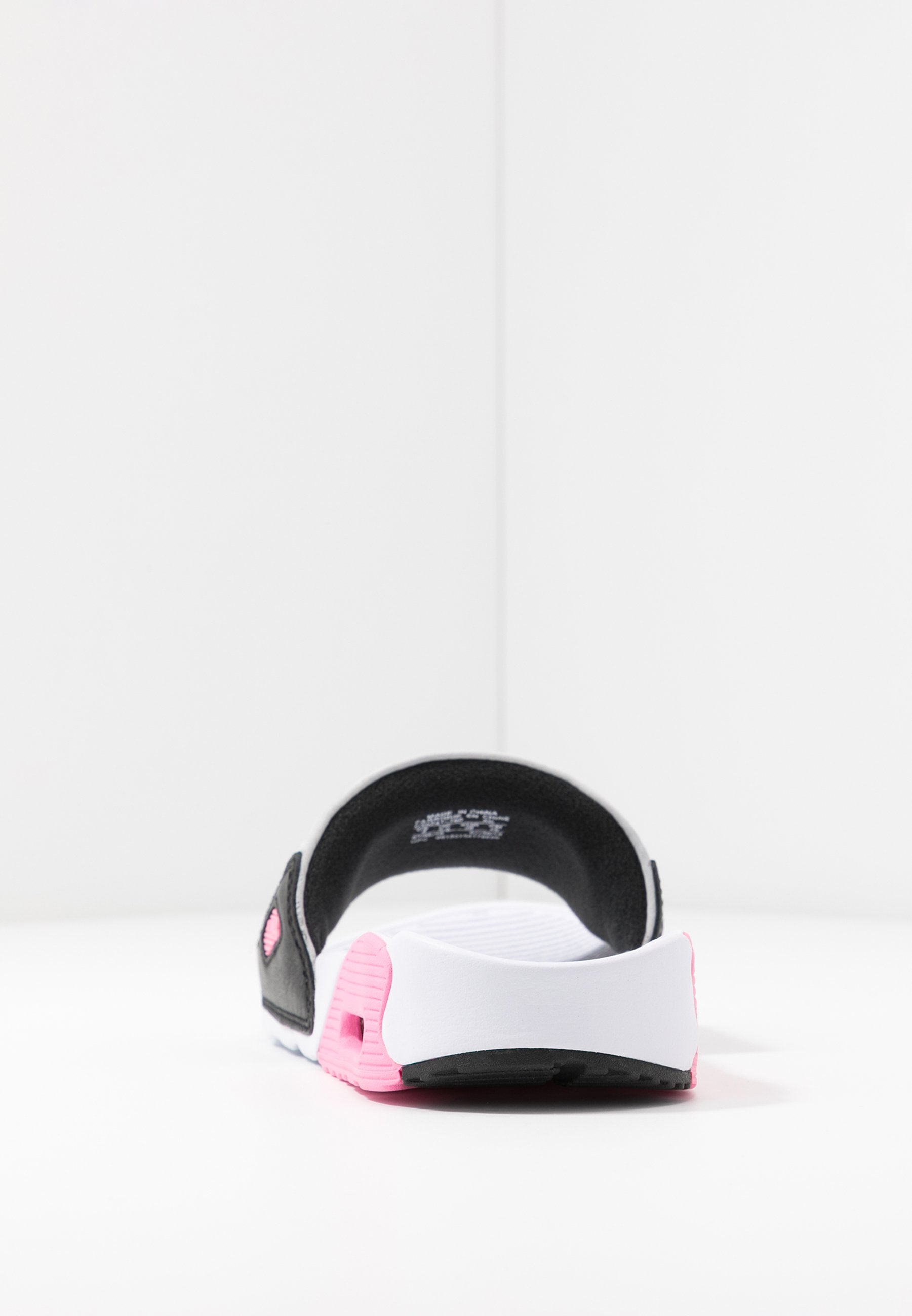 Nike Sportswear NIKE AIR MAX 90 DAMEN-SLIDES - Pool slides - white/cool grey /rose/pure platinum/black/white - Zalando.co.uk