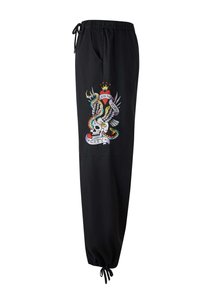 Ed Hardy SIDE-SNAKE-SKULL TECH - Træningsbukser - black