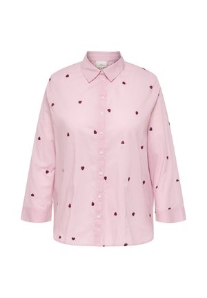 ONLY Carmakoma CARNEW LINA GRACE LS EMB SHIRT  - Nööpidega pluus - roseate spoonbill