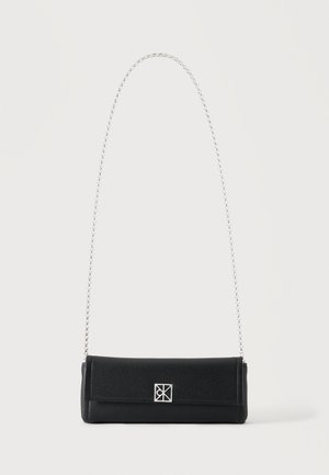 Calvin Klein, EMBLEM  CLUTCH - Τσαντάκι - black