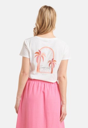 Smashed Lemon Print T-shirt - white multicolour