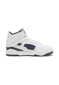 Puma SLIPSTREAM HI LTH - Vysoké tenisky - white/new navy