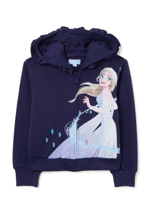 REGULAR FIT  WITH FROZEN PRINT - Sudadera con cremallera - dark purple