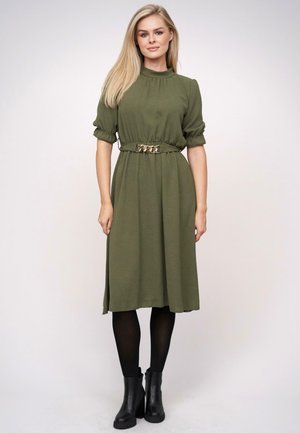 Day dress - military green