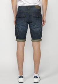 Koroshi Short en jean - azul osc   dark blue