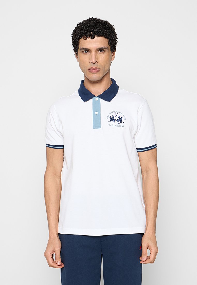 LA MARTINA Poloshirt wit