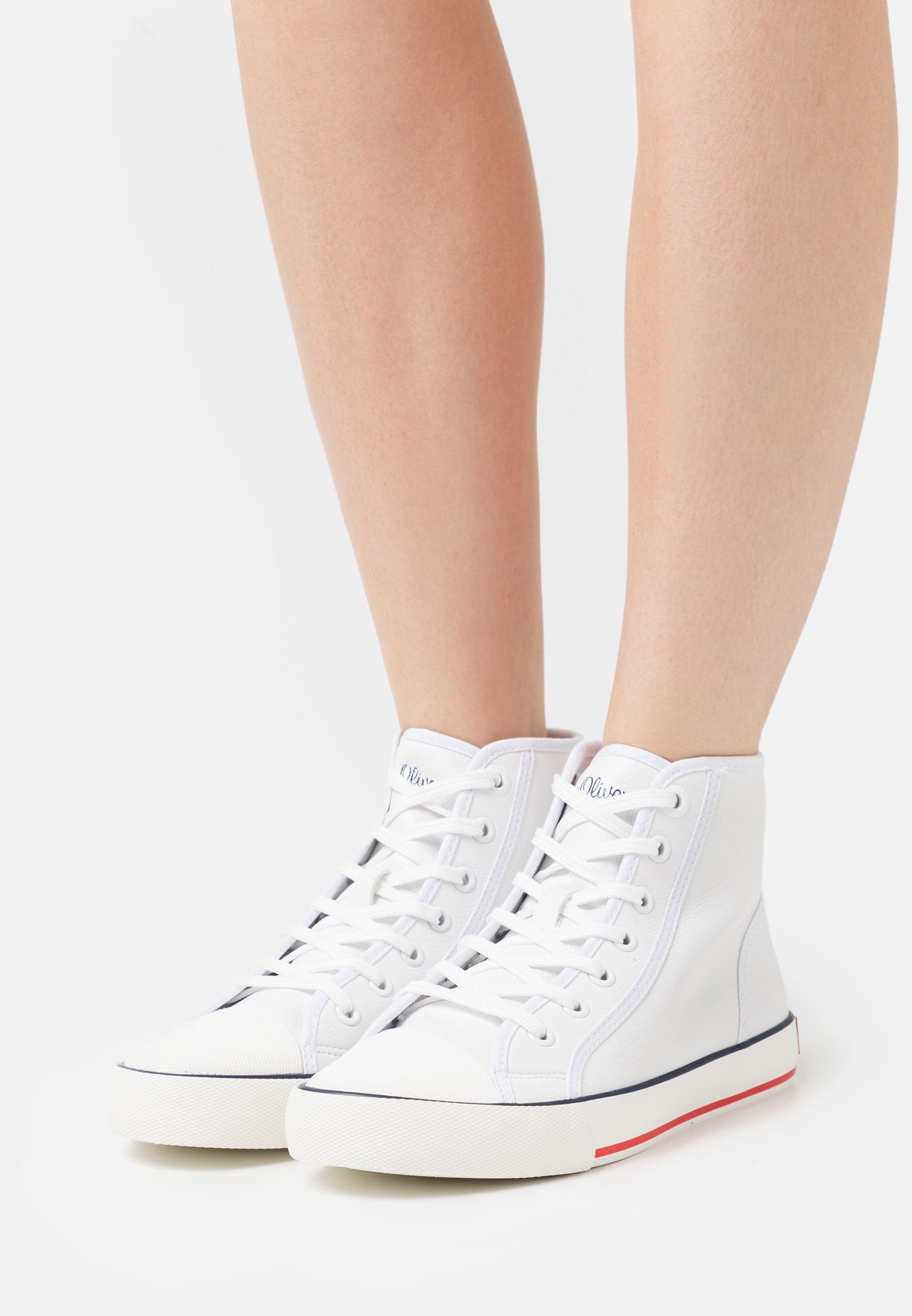 s.Oliver Sneakers hoog - white/wit - Zalando.nl