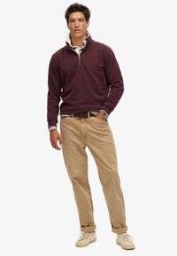 Superdry & Co ESSENTIAL LOGO - Sudadera - rich deep burgundy