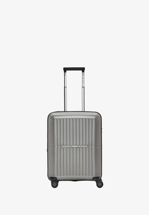 COLLECTION MIT DEHNFALTE - Trolley - grey-coffee metallic