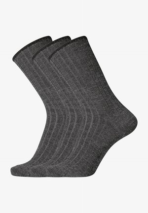 Dovre 3 PACK - Socken - dark grey melange