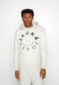 Jack & Jones JJWARRIOR HOOD - Kapuutsiga pusa - moonbeam