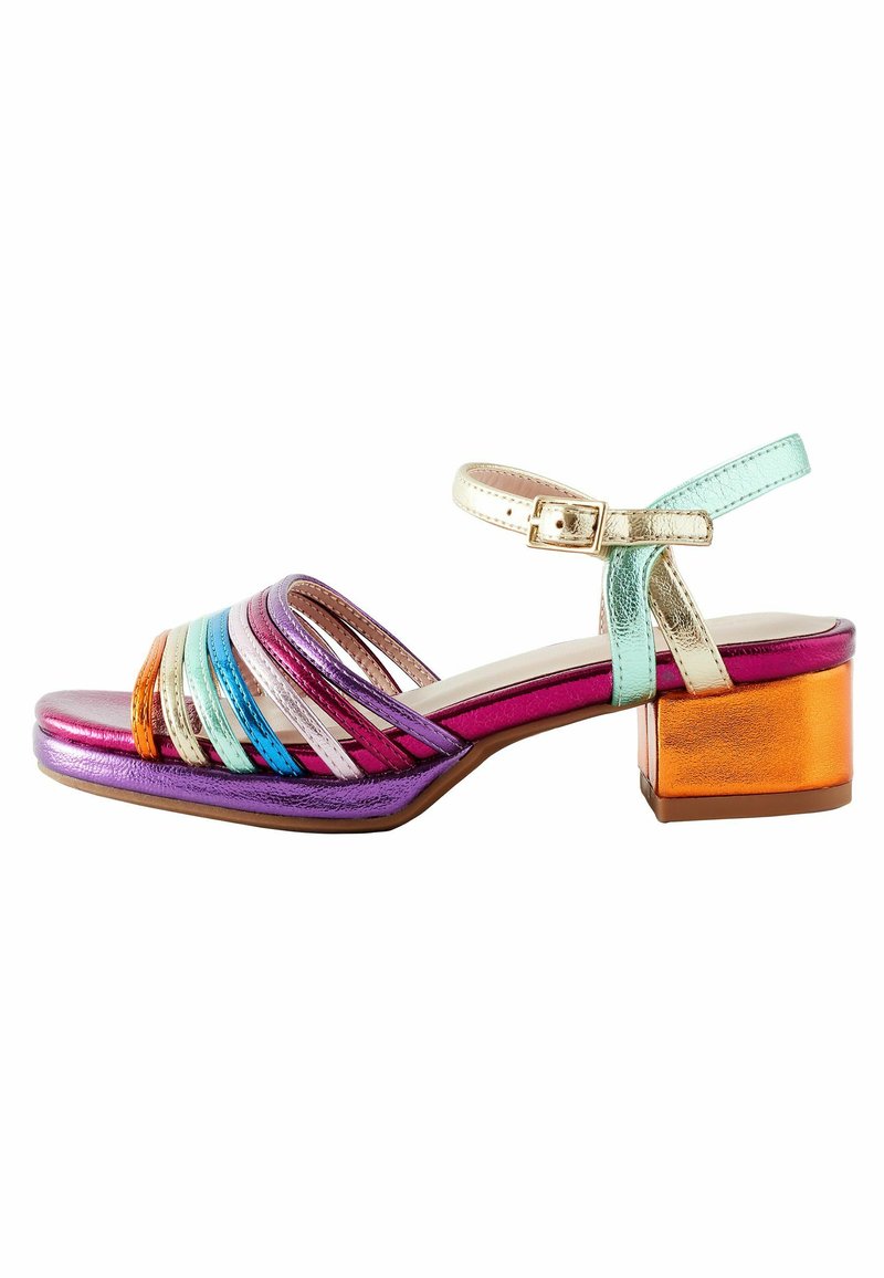 Next PLATFORM HEEL OCCASION REGULAR FIT - Páskové sandály  - multicolour rainbow