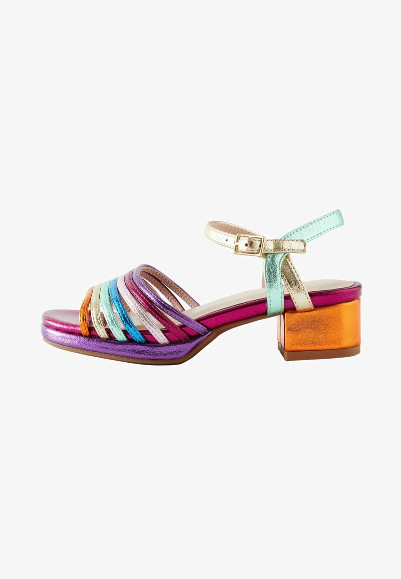 Next PLATFORM HEEL OCCASION REGULAR FIT - Sandali - multicolour rainbow