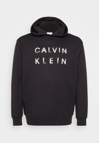 ENLARGED LOGO HOODIE - Sweatshirt - black